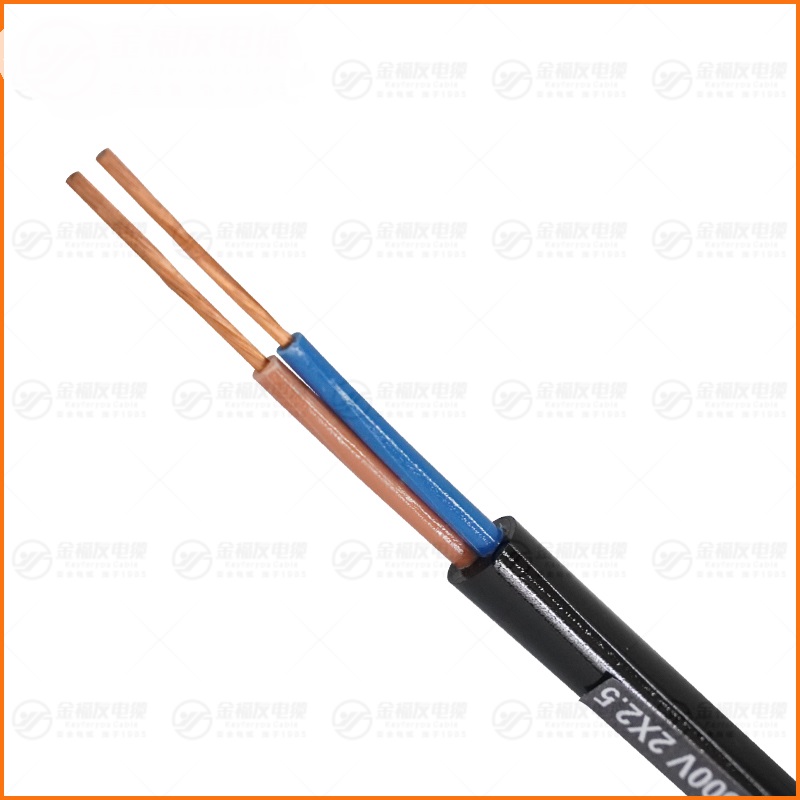 JHS防水橡套电缆 300-500V 2X2.5