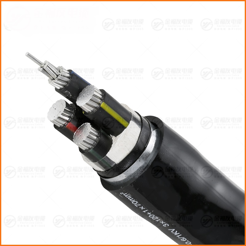 YJLHV22 0.6 1KV 3X120+1X70