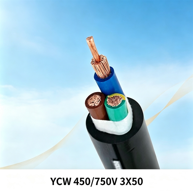 YCW-450/750V-3×50（户外耐油重型橡套电缆）